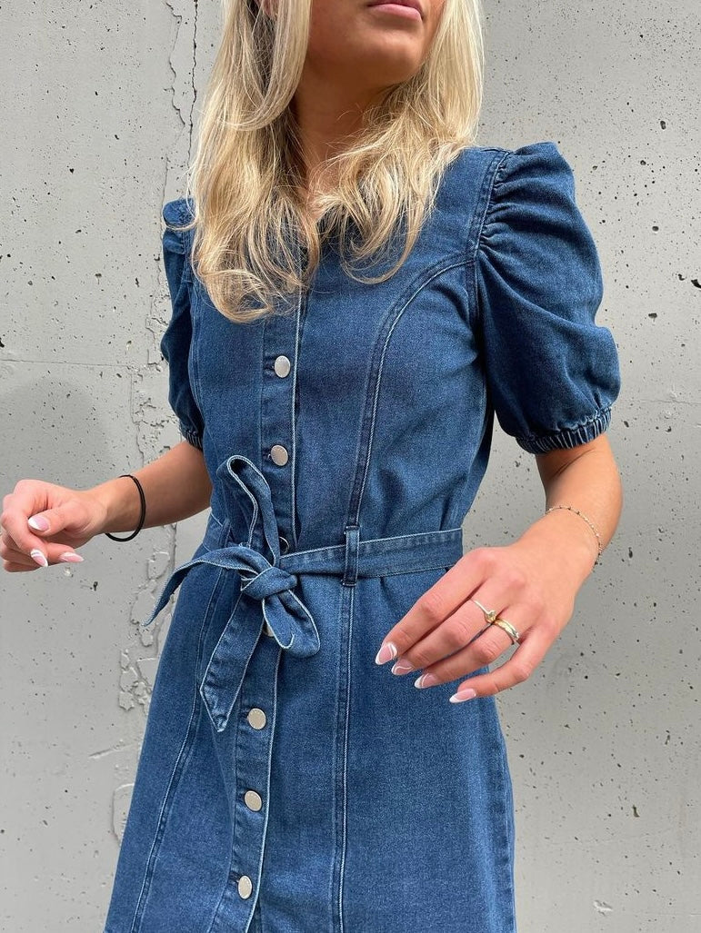 ONLVIBBE Denim Short Dress - Blå